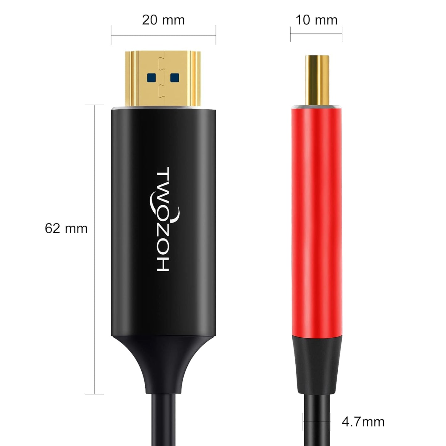 Cablu HDMI 2.1 8K de 50m, 8K la 60 Hz, 4K la 120 Hz, cu fibra optica, 48 Gbps, HDR Dinamic, suporta HDCP 2.2&2.3, Audio eARC si Dolby Atmos, unidirectional