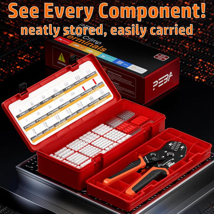 Set cleste sertizare 0.03-0.5 mm² cu 21 tipuri conectori JST-PH de 2.0 mm si mufa JST-SYP de 2.5 mm, pentru 2.0 mm/2.5 mm/2.54 mm/3.0 mm Dupont, JST, KF2510, Molex, TE