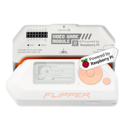 Modul video game pentru Flipper Zero Pinball Zero, placa dezvoltare RP2040, iesire HDMI/USB 640x480 60Hz, senzor miscare 6 Axe ICM-42688-P, GPIO 14 pini, compatibil Raspberry Pi Pico, jocuri retro si proiecte DIY