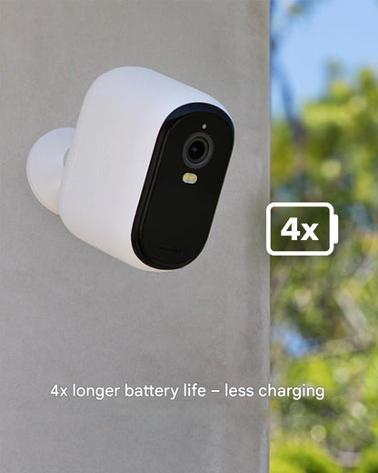 Camera de supraveghere Arlo Essential 2K HD, 3 XL, cu baterie 2K, set de 3 bucati, WiFi, wireless, video HD 1080p, vedere nocturna color, lumina, senzor de miscare, alarma, audio bidirectional, cu aplicatie