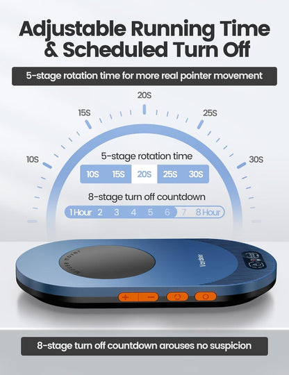 Mouse Air 3 Ultra cu control prin aplicatie, dispozitiv de miscare mouse ultra subtire cu functie de temporizator, afisaj LED, nedetectabil si silentios, simuleazasimuleaza miscarea cursorului