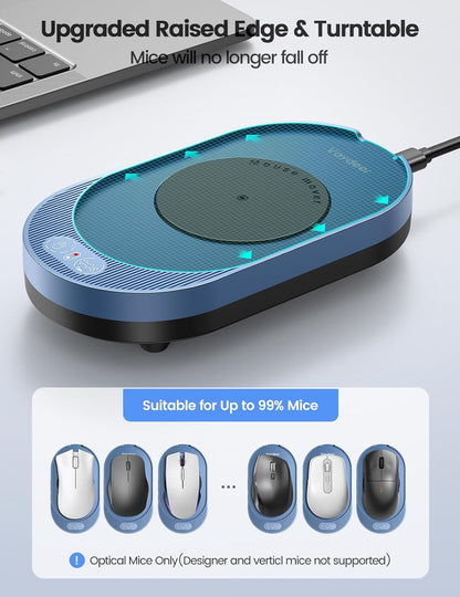 Mouse M4 Ultra cu control prin aplicatie, dispozitiv de miscare mouse, Plug and Play, afisaj LED, cu temporizator reglabil, nedetectabil, simuleaza miscarea cursorului