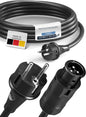 Cablu alimentare panouri fotovoltaice SEPO-LEITUNGEN BC01, Schuko (Tip F) la mufa BC01, 2 m, IP44/IP67, compatibil Deye, Envertech, TSUN, NEP, rezistent UV si temperaturi extreme