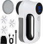 Aparat de curatat scame reincarcabil, cu display LED, cu 3 viteze, acumulator 2500 mAh, 10000 Rpm, lama cu 6 cutite, recipient colectare detasabil, universal