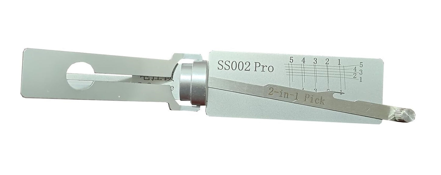 Instrument decoder, unealta deblocare usi SS002 2 in 1pentru deblocat/decodat yale autoturisme, profesional, multifunctional