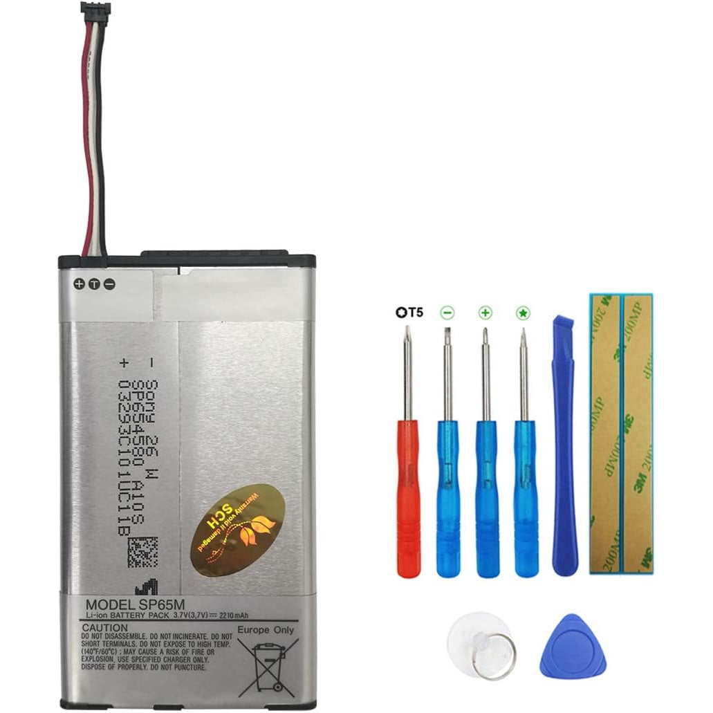 Acumulator 2210 mAh compatibil PlayStation Vita, inlocuitor Sony SP65M, pentru PS Vita PCH-1006, PCH-1004, PCH-1104, 1000 PCH-1001, PCH-110