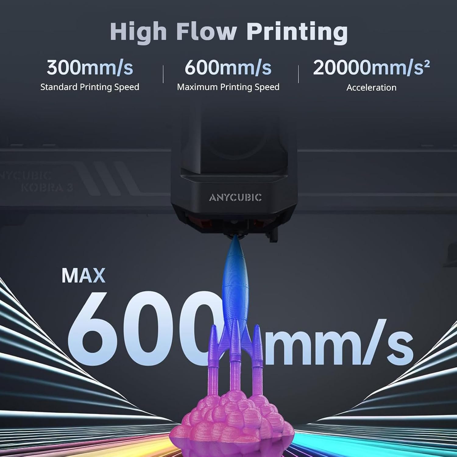 Cap de printare pentru imprimanta 3D Anycubic Kobra 3, hotend cu bloc incalzire si termistor ceramic 24V, husa din silicon, doar pentru cobra 3 si Kobra 3 Combo