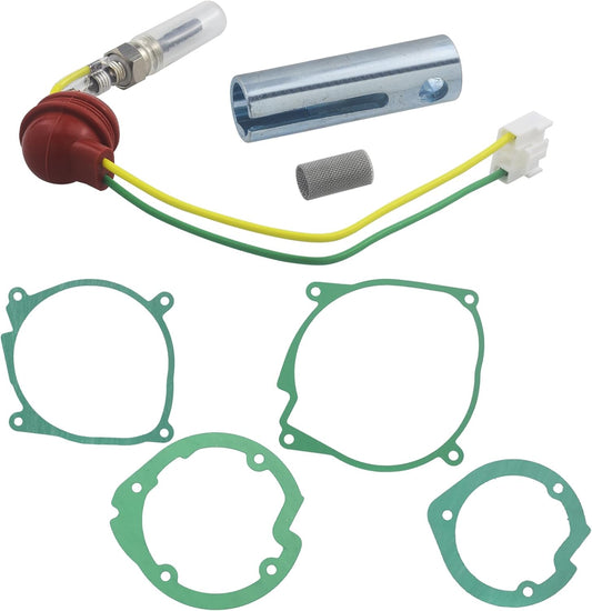 Set bujie incandescenta sirocou, pentru incalzitor diesel Webasto/Eberspacher 12V de 3 KW 5 KW 8 KW, cu garnituri, filtru si cheie