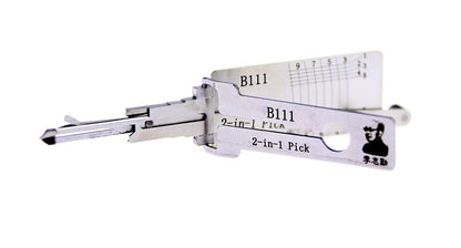 Instrument decoder B111 2 in 1, pentru deblocat/decodat yale autoturisme, profesional, multifunctional