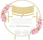 Set arcada metalica, tip cerc, 1.8 m, cu picioare, banda pentru baloane si accesorii, reutilizabila, pentru nunta, zi de nastere, fundal foto, accesorii petreceri, decoratiuni