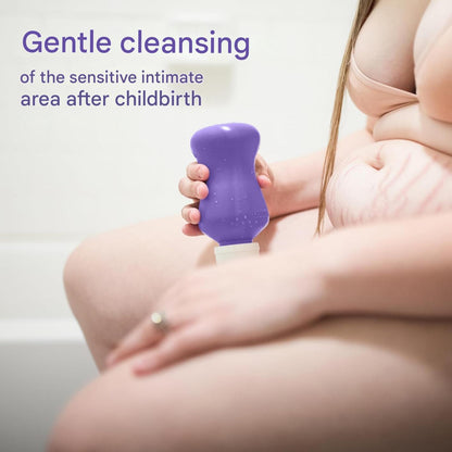 Irigator pentru igiena intima, 360 ml, curatare delicata si igienica pentru zona intima sensibila, sticla flexibila pentru stoarcere usoara, cap retractabil, portabil, alternativa sustenabila la hartia igienica, ideal postpartum