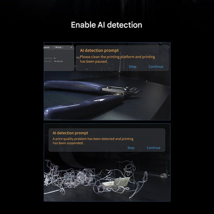 Camera video pentru imprimanta 3D K1/K1 Max, cu detectare AI, 1080P HD, timelapse, vizualizare live, instalare usoara, neagra