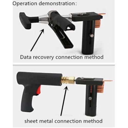 Ejector de inele pentru tras sudura in puncte, instrument de tinichigerie pentru aparat de sudura in puncte, usor de utilizat, negru
