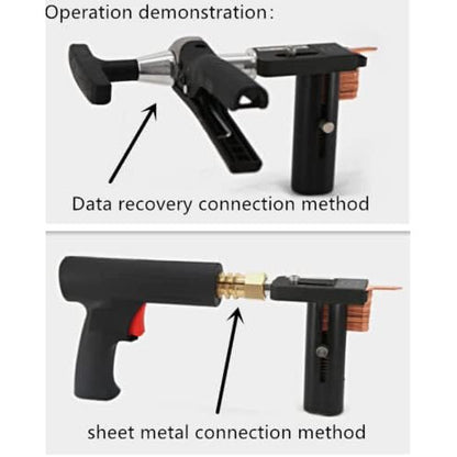 Ejector de inele pentru tras sudura in puncte, instrument de tinichigerie pentru aparat de sudura in puncte, usor de utilizat, negru
