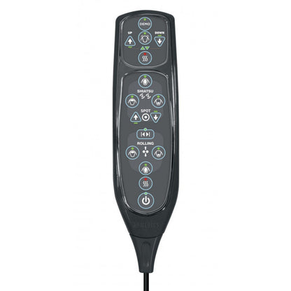 Husa de scaun cu masaj Shiatsu, pentru spate si umeri cu gel, SGM-1600H-EU, HoMedics, 6 programe presetate, functie caldura, telecomanda, Gri
