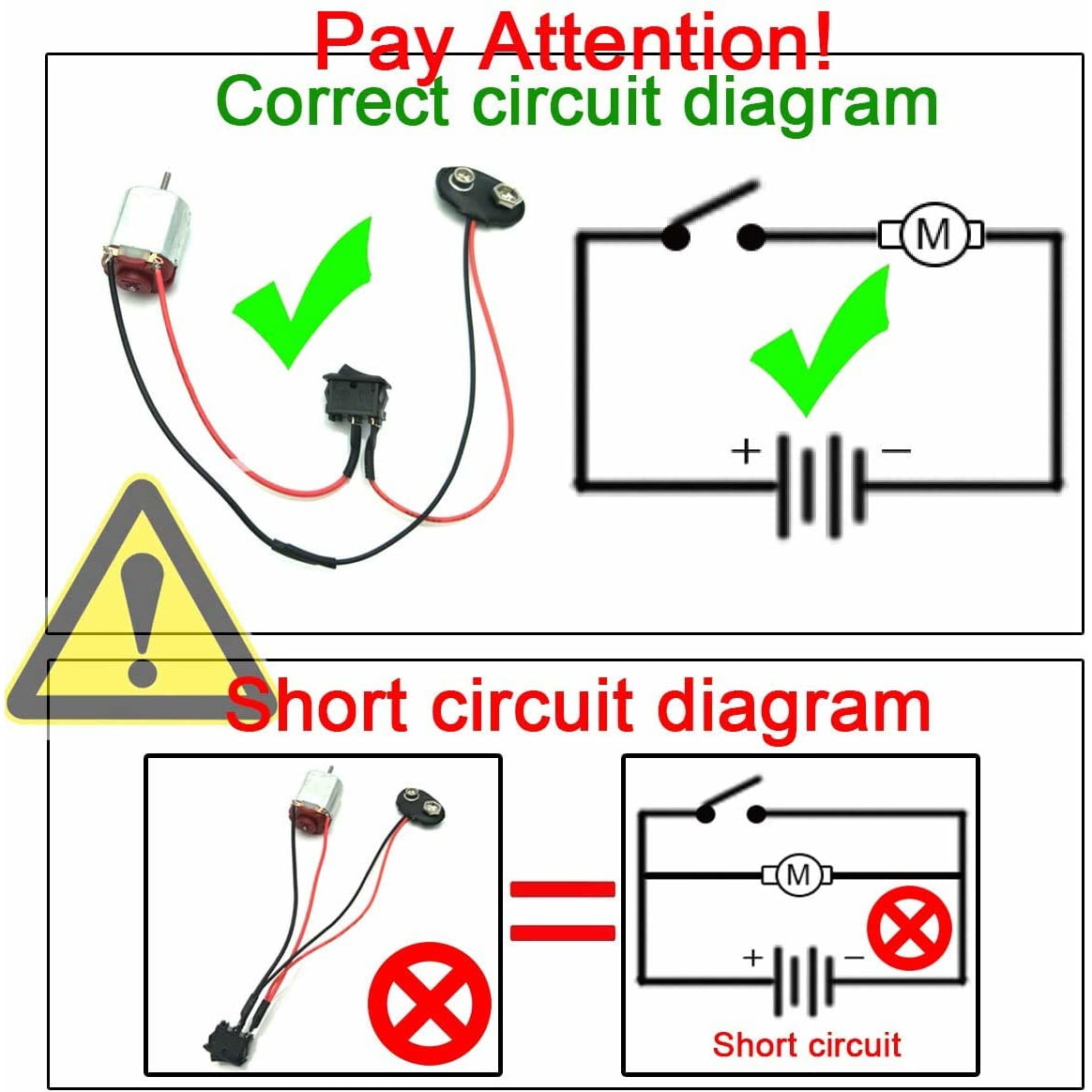 Set 8 motor DC 3 V, 20000 RPM, cu 8 suporti motor, 8 mufe baterie 9V, 8 intrerupatoare si elice, pentru jucarii, experimente, R339