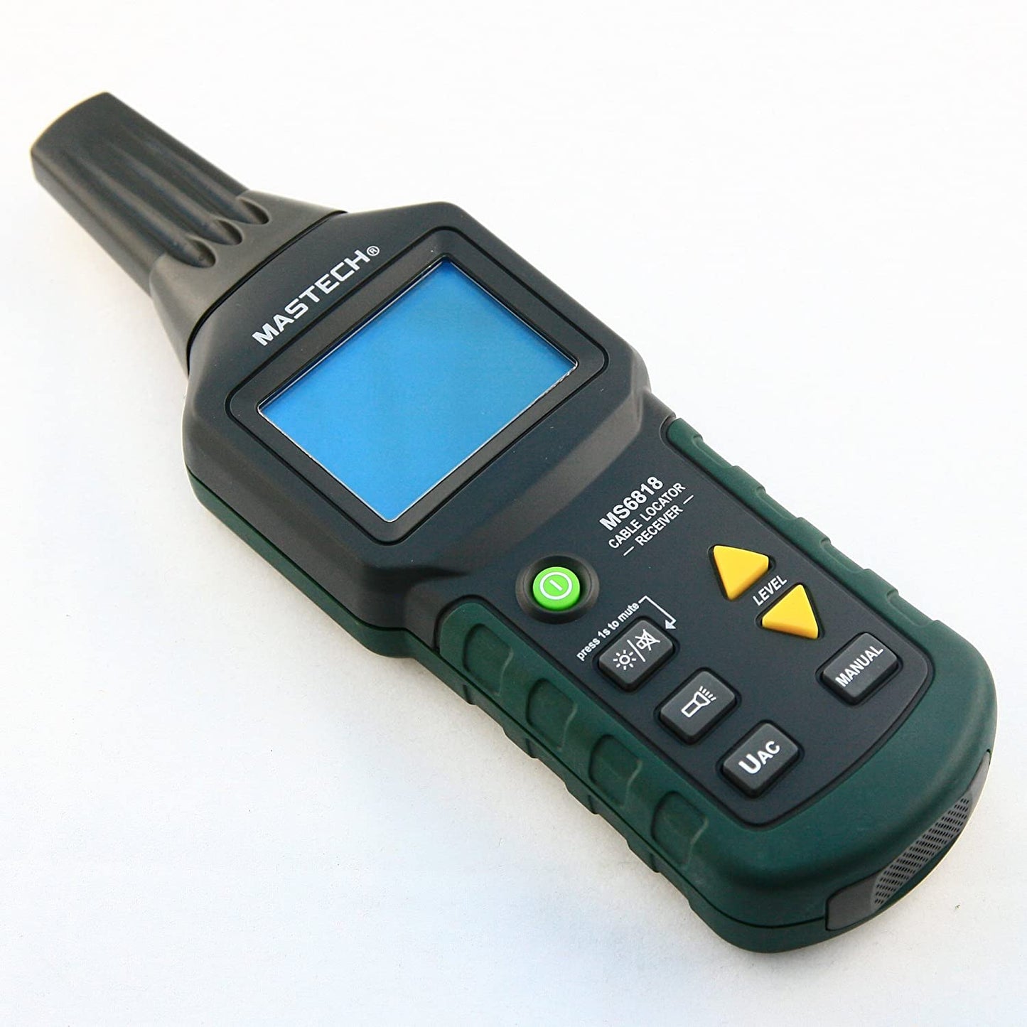 Detector de cabluri electrice, tester cu functie localizare tevi in perete si subterane, AC/DC 12~400V, Mastech MS6818
