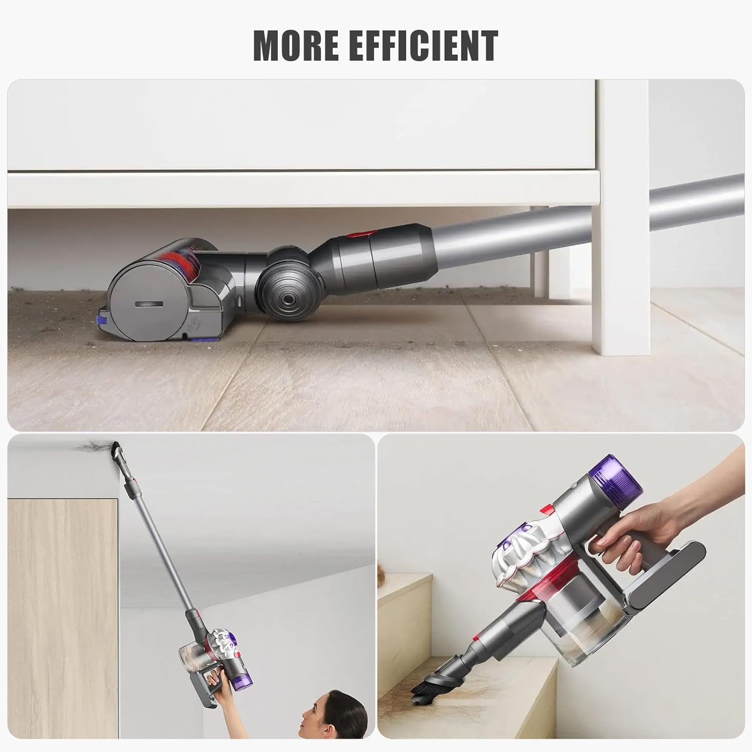 Acumulator 6000mAh pentru Dyson V7 SV11 cu display, baterie compatibila cu Dyson V7 Animal, V7 Motorhead, V7 Allergy, V7 Fluffy, V7 Matress, V7 Trigger, V7 Cord-free, cu filtru inclus