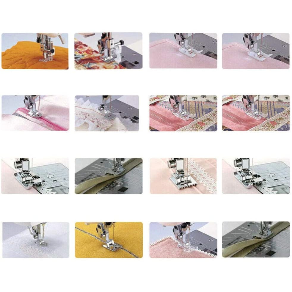 Set 32 picioruse de cusut, Universal, Accesorii pentru masina de cusut casnica