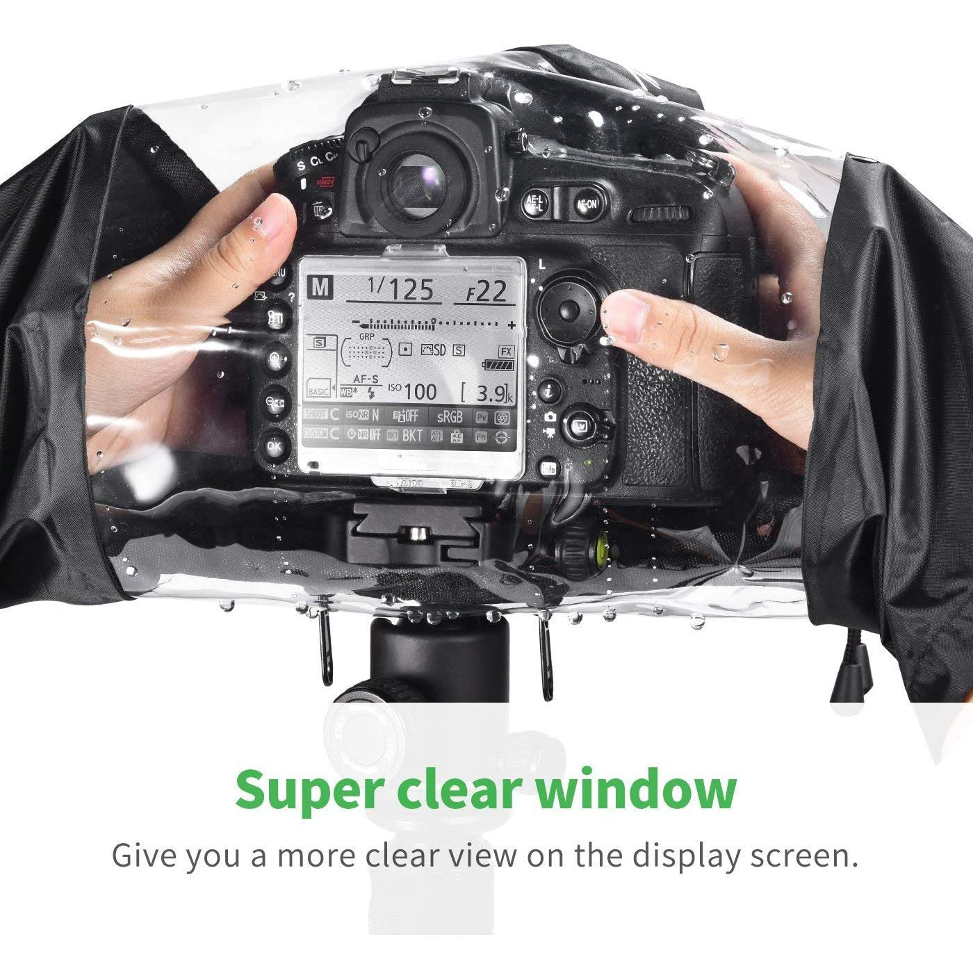 Husa impermeabila anti ploaie, pelerina pentru Canon, Nikon, Sony, Pentax si alte camere digitale SLR de dimensiuni mari