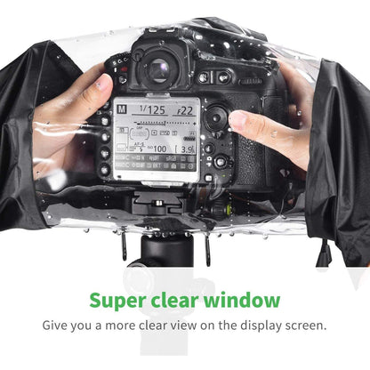 Husa impermeabila anti ploaie, pelerina pentru Canon, Nikon, Sony, Pentax si alte camere digitale SLR de dimensiuni mari