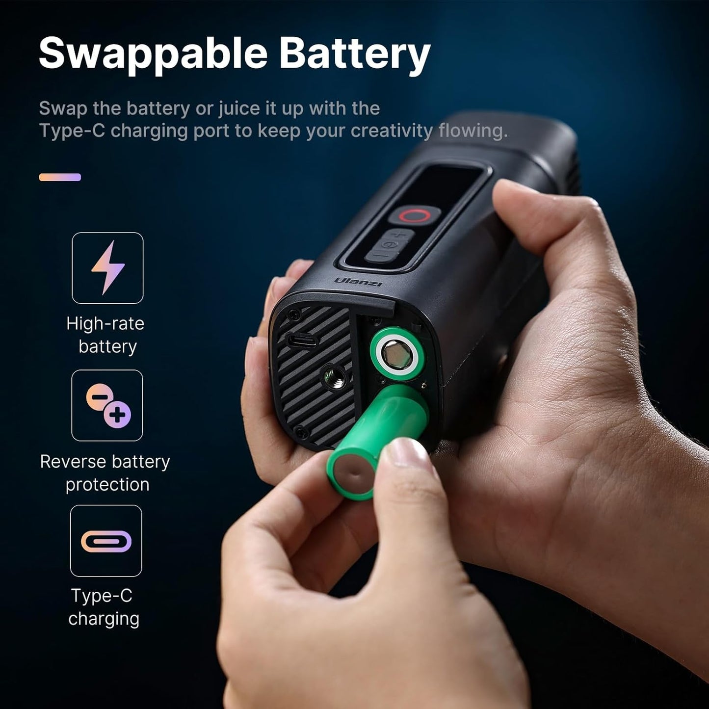Masina de fum portabila, generator ceata 40 W cu telecomanda wireless, reincarcabil, filet 1/4", intensitate si viteza fum reglabile, pentru fotografie, filmari, nunta, petrecere