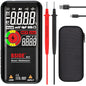 Multimetru digital smart, tester cu selectarea automata a parametrilor, 9999 counts, ecran LCD 3.5 inch, True RMS, NCV, AC, DC, design slim