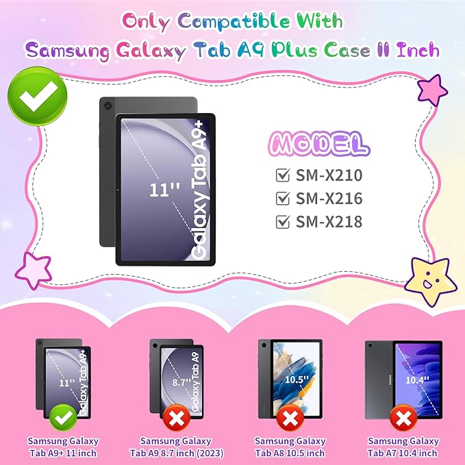 Husa Coolden 3D unicorn pentru tabletă, silicon, suport rotativ, curea de umăr, 11 inch