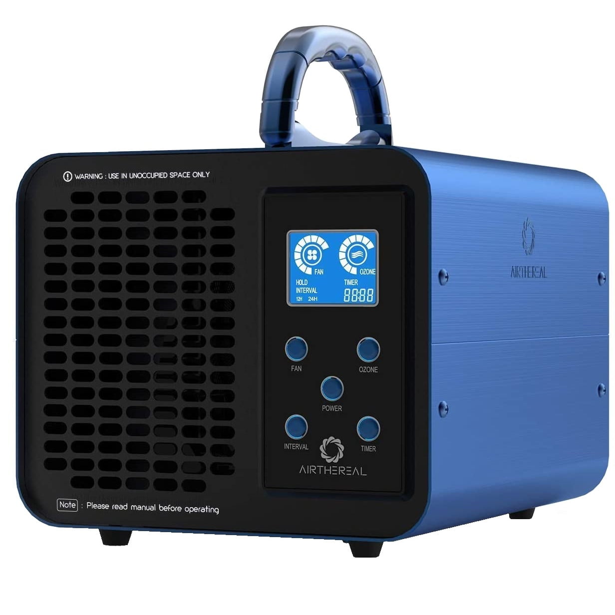Generator de ozon profesional, 10.000 mg/h, reglabil, cu ecran LCD si temporizator, sterilizator pentru casa, birou, masina, restaurant