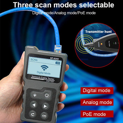Tester de retea,tensiune si curent de testare a cablului de retea PoE LCD multifunctional