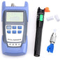 Set powermetru digital cu tester fibra optica si adaptor FC-LC, de la -70dBm la 10dBm, lungime de unda 850-1625 nm, pentru cablu optic