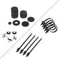 Set 445 Piese Cleme de Fixare Protectie Clipsuri Auto interior cleste
