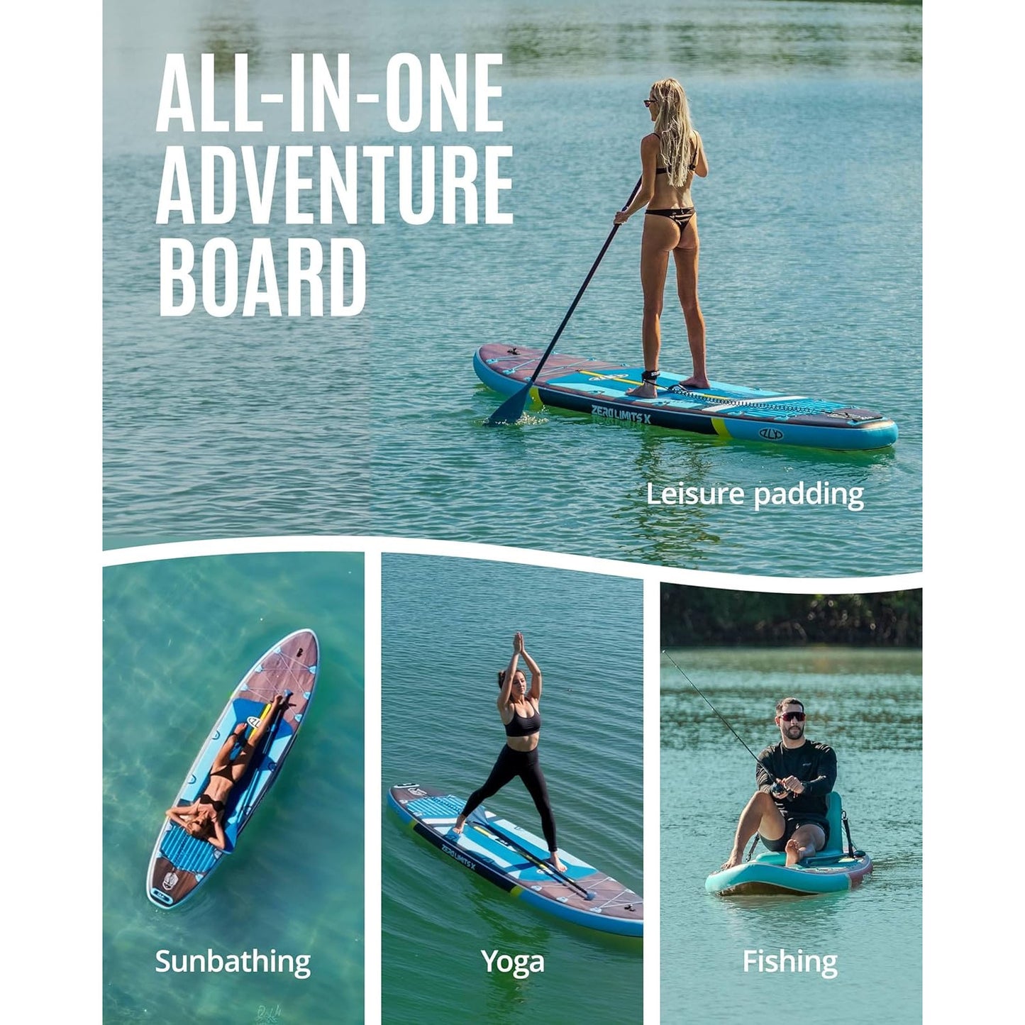 Set placa gonflabila SUP, Stand Up PaddleBoard 350 x 89 x 15 cm, placa surf cu scaun caiac si vasla, gonflabila, cu geanta de depozitare si transport