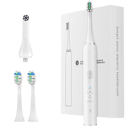 Periuta de dinti electrica sonica smart cu camera video, 3 moduri, incarcare USB, temporizator de 2 minute, alba