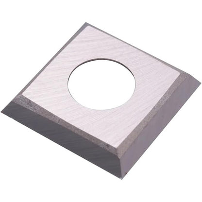 Set de 10 placute amovibile vidia, de strunjire, pentru prelucrarea lemnului, 14 x 14 x 2 mm, frezare 30 grade, pentru strung si dalta
