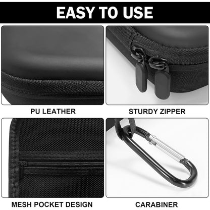 Husa de protectie pentru drona DJI Neo, geanta de transport impermeabila, 18.5 x 16 x 6 cm, rezistenta la socuri, cu interior moale din catifea, buzunare pentru baterii si accesorii, usor de purtat pentru calatorii, neagra
