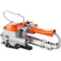 Aparat pneumatic de legat banda PP/PET, latime 12, 7-19 mm, forta mare intindere 3500N, presiune 0, 5-0, 8 MPa, pentru hartie, aluminiu, otel, lemn, fibre chimice, bumbac, panouri din lemn, marmura, caramizi