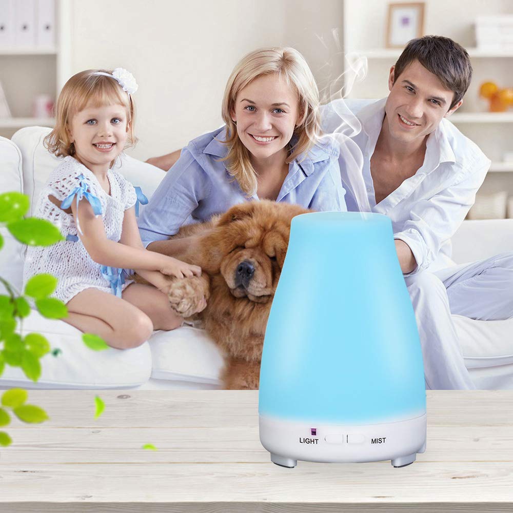 Difuzor Aroma Terapie cu telecomanda de Uleiuri Esentiale , Ultrasonic , Umidificator 200 ml
