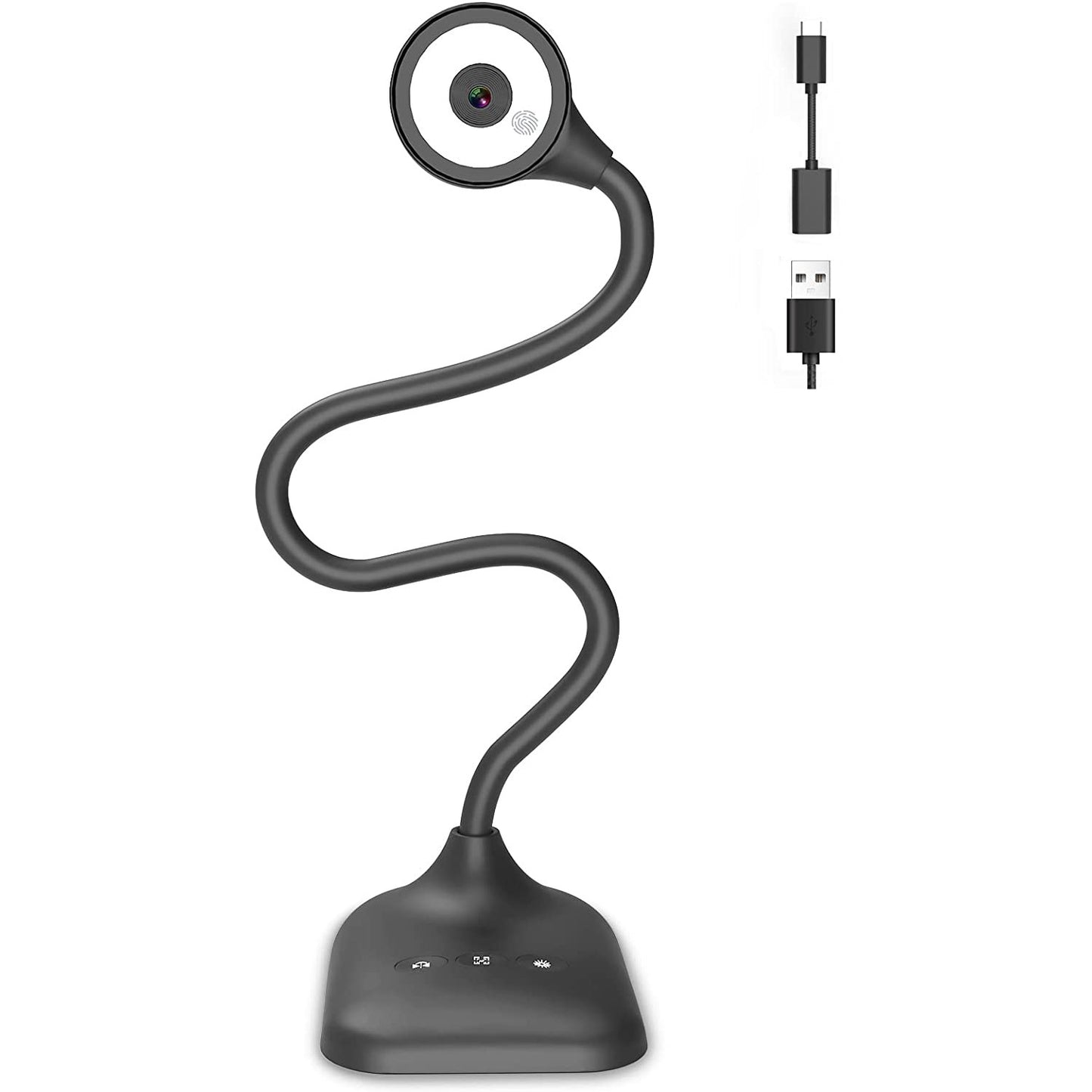Camera de documente USB cu lampa LED, 5 Megapixeli, microfon incorporat, rotatie camera 360°, A3, Auto Focus, pliabil, pentru Windows, macOS, Linux, Chromebook