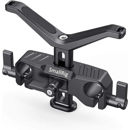 Montura suport obiectiv in forma de Y, reglabil pe inaltime, compatibil cu tije de 15 mm, cu protectie din cauciuc, Smallrig BSL2680