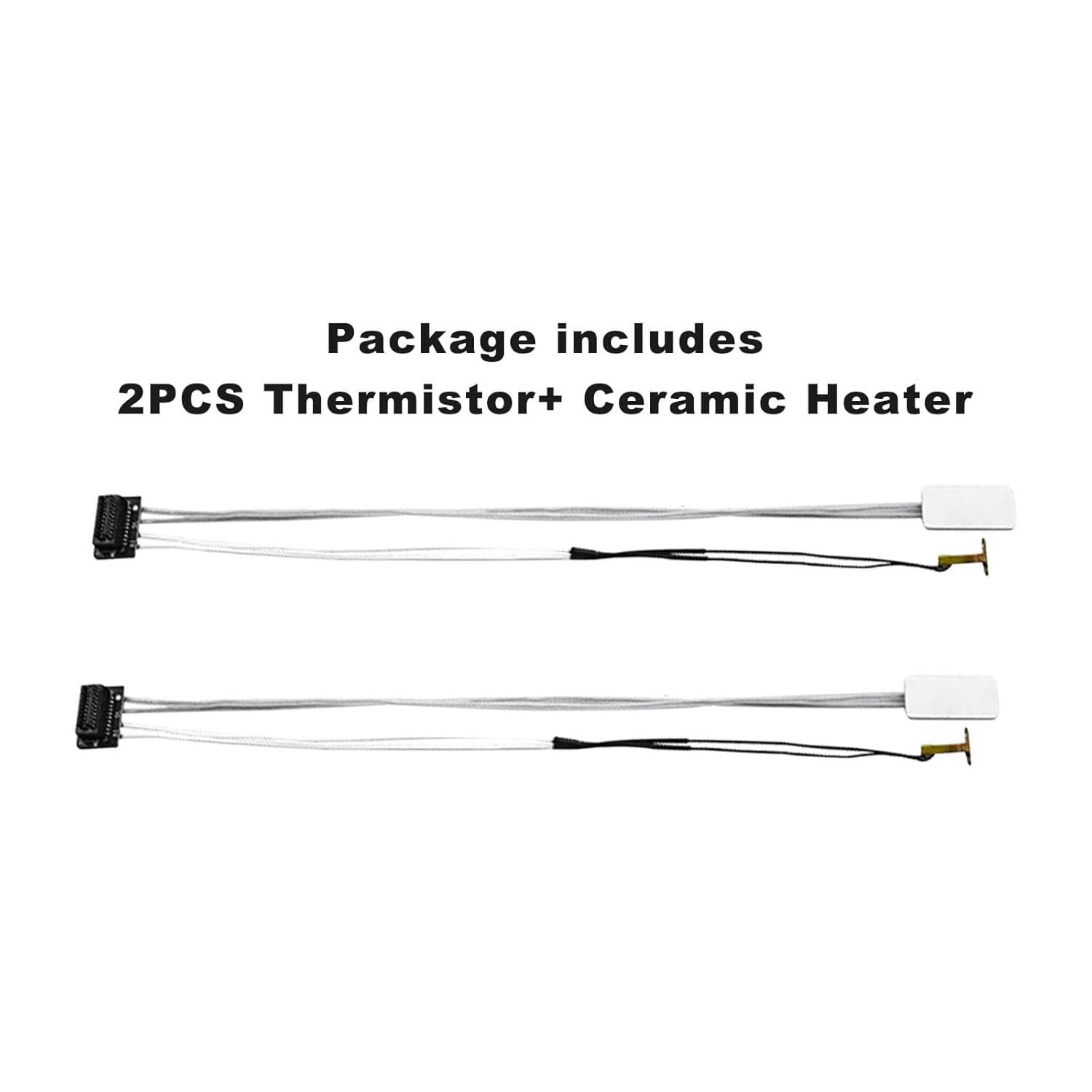 Set 2 incalzitoare ceramice termistor pentru imprimanta 3D compatibila cu Bambu Lab A1/A1 mini – Incalzitor ceramic 24V 80W + senzor temperatura, performanta stabila