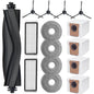 Set accesorii pentru aspirator compatibile cu Dreame L20 Ultra / L20 Ultra Complete / L30 Ultra Complete, cu 4 saci aspirator robot, 1 perie tambur, 4 perii laterale, 2 filtre HEPA si 4 paduri mop