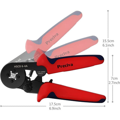Cleste sertizat pini conectori cu 1200 bucati terminale conductori 0.25-10 mm², Preciva