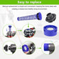Set filtru HEPA pentru Dyson V7 V8, pre si post motor, lavabile, accesorii aspirator cu capac motor