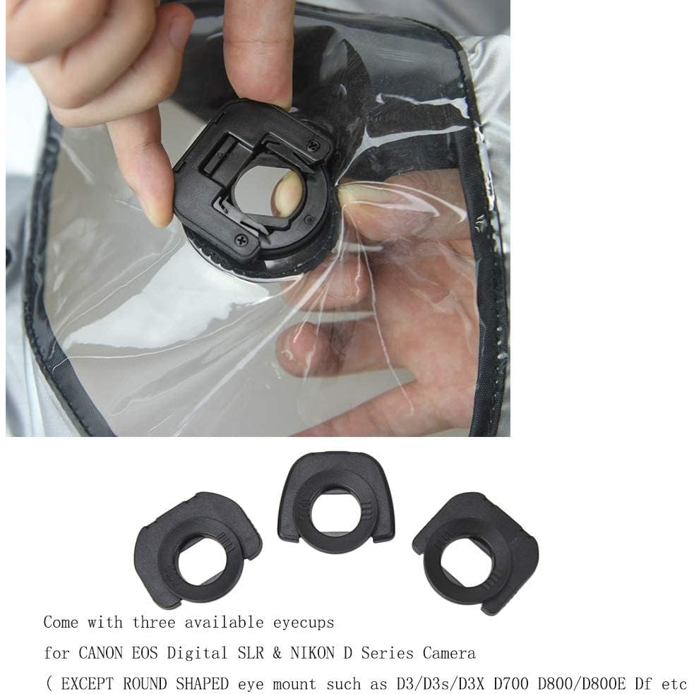 Husa antiploaie pentru aparate DSLR foto-video de dimensiuni medii si mari Canon 700D 650D 550D 1500D 3000D, Nikon D750 D7500 D7000 D5600 D5500 D90 D80