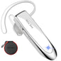 Casca New Bee Bluetooth V5.0, Handsfree, wireless, Reincarcabile, Stereo, Alb