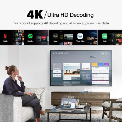 Transmitator si receptor HDMI wireless HD, 50 m distanta transmisie, dual screen, plug and play, receptor cu mufa VGA si HDMI, compatibil Android, iOS, Windows, Linux, Chrome, Mac