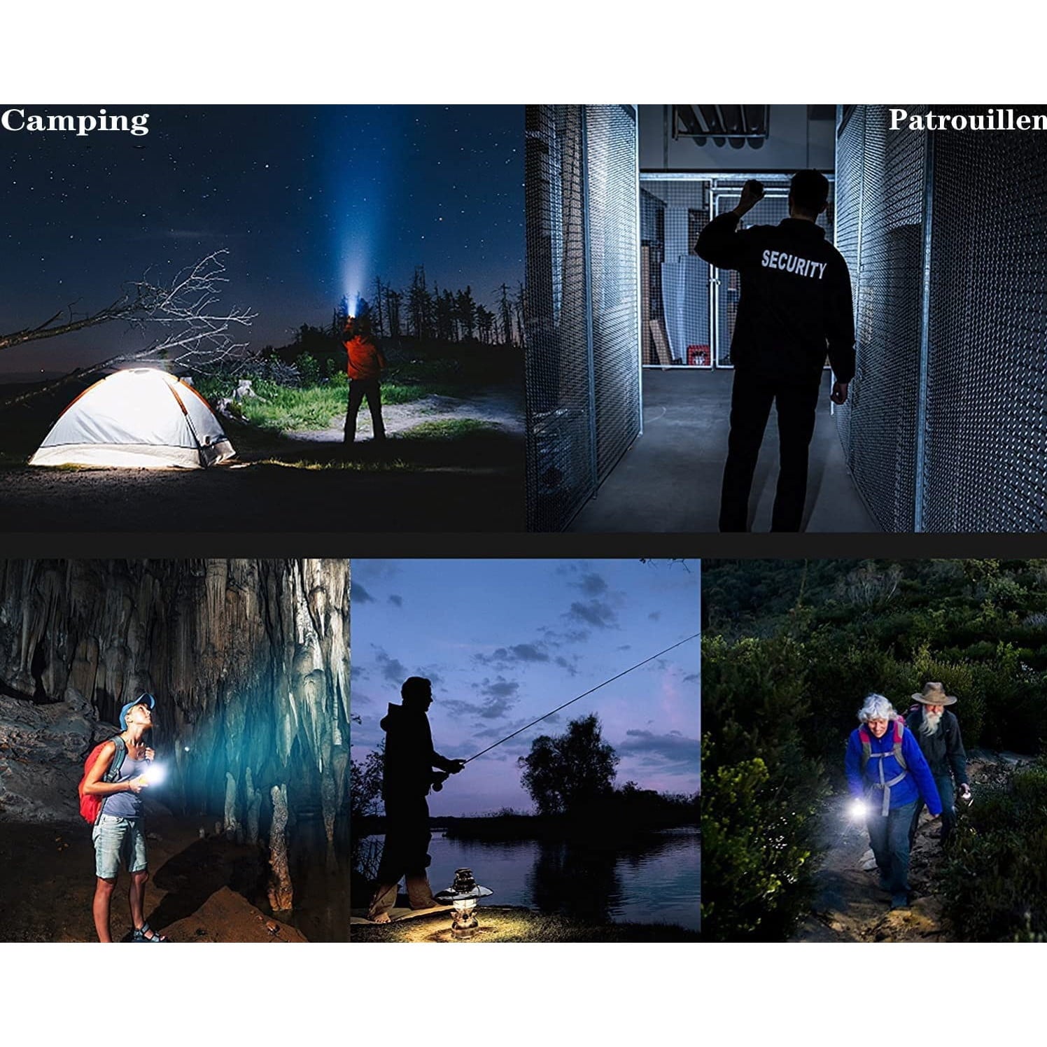 Lanterna tactica LED 30.000 lumeni, reincarcabila, cu baterie de 6800 mAh, 5 moduri iluminare, impermeabila IP67, indicator nivel baterie, din aluminiu