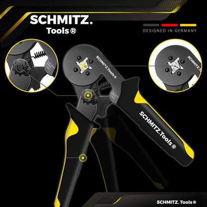 Set cleste de sertizare pini conectori profesional cu 1.800 bucati terminale conductori, 0.5-10 mm