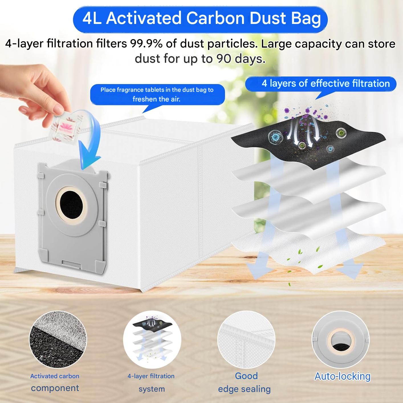 Set 26 accesorii compatibile Ecovacs Deebot T80 Omni, Pure Realm, perie principala, role mop, saci, filtre HEPA, perii laterale, pietre parfumate, piese de schimb robot aspirator